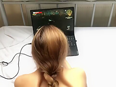 Fucking My Step Sister While She Plays A Video Game With Gamer Girl
