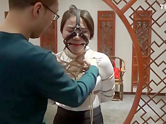 Gagged And Bound Asian Woman