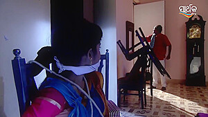 Gagged In Saree