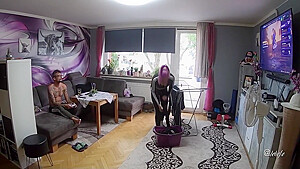 Gamer Vs Girl - Dispute Ends In Hardcore Sex - Shaving Lingerie Anal Cum - Gamer Girl