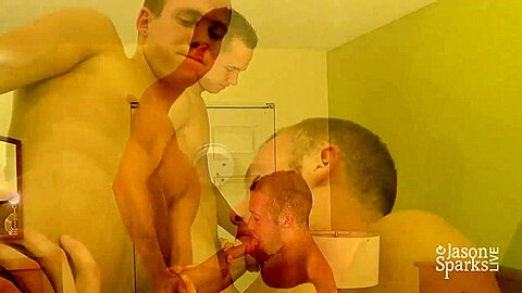 Garrett Cooper and Aiden Connors BAREBACK in Charlotte