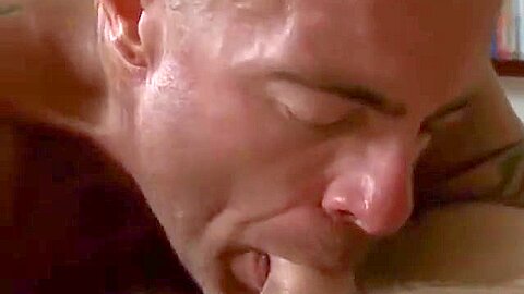 Gay Anal Fucking And Cumshot On Balls On Portable Massage Table