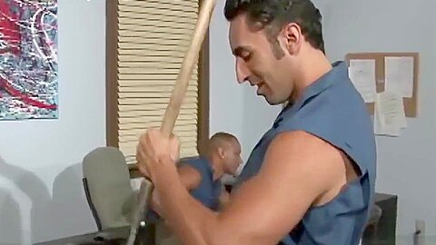 Gay cleaning guys fucking in the office