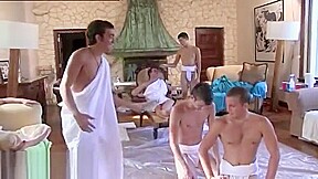 Gay frat men cumming The capa folks are preparing for their toga party by