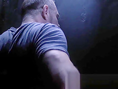 Gay hunk sucking and stroking dong