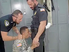 Gay sexy hunk police man Valor