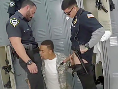 Gay sexy hunk police man Valor