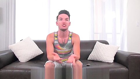GayCastings Cute tattooed twink likes to show off on cam