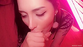 Gentle Slow Blowjob From Hot Stepsister Cum On Face With Julie Kay