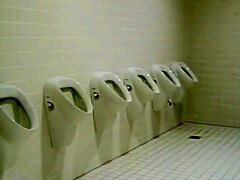 Georges German Blonde Gets Her Asshole Screwed At The Public Bathroom