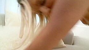 German blonde natural taned slut hardcore casting (HD)