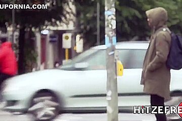 German teen 18+ Hooked Up On Street And Banged