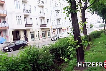 German teen 18+ Hooked Up On Street And Banged