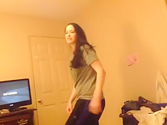 Getting dressed and sucking me off