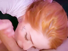 Ginger Step Sister Blows Cock