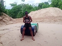 Girl Sucking Cock And Had Sensual Sex In Nature On A Rainy Day