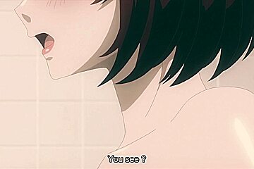 Girl With Medium Big Breasts Likes Shower Fucking