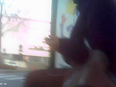 Girl sexy public, exhib