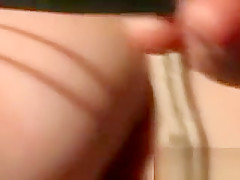 Giselle tied up and her tits tormented