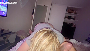 Giving Blow Job To A Huge Dick