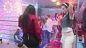 Glam euro squirted with cum at a crazy party