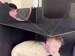 Glory hole suck and fuck
