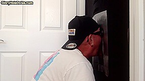 Gloryhole mature DILF sucks pecker before barebacked