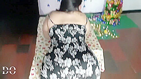 Good Chubby Girl Moves Her Big Ass And Sucks His Cock Like An Expert