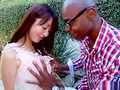 Good-looking natural breasty Japanese teen 18+ slut Marica Hase in love with the facials