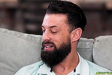 Gooner Stepdad Joins Stepson Masturbation And Fucks Him