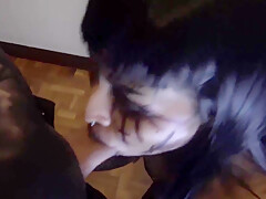 Goth Girl Perfect Blowjob For Halloween