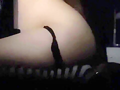 Goth Girl Silent Masturbation Session - My Parents Are In The Next Room!