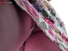 Great XXX upskirt video with Asian brunette girl
