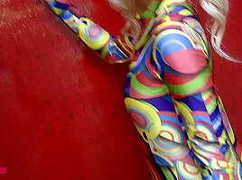 Gusel In A Tight Zentai Costume - Watch4Fetish