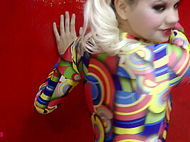 Gusel In A Tight Zentai Costume - Watch4Fetish