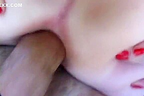 Guy Fucks Cutie In Ass With A Dildo Then Fucks Hot Babe In The Ass