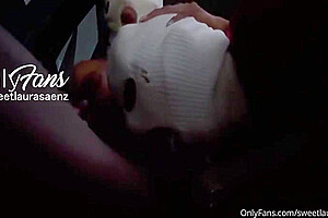 Guy Sucking Huge Shemale Cock With Laura Saenz