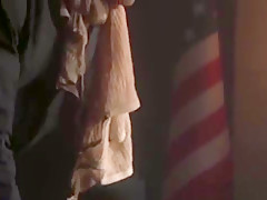 Guy ties and whips big ass blonde