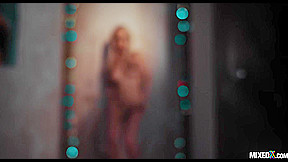 HUGE BBC FUCKS HARD SPANK AND BANG FOR BLONDE STREAPER EXGIRLFRIEND
