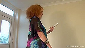 Hairy girl Francesca May finds her favorite toy - WeAreHairy