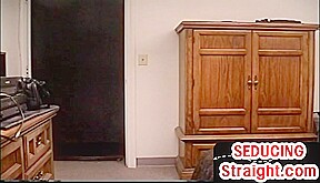 Hairy str8 sucked by gaydaddy before jizzed over skinny butt