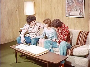 Hairy teen 18+ Fucked Hard In Vintage Hardcore Threesome 1976