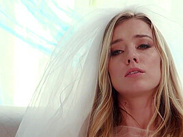 Haley Reed In Blonde In Heels Substitutes Tight Slits For Double Penetration With Bl