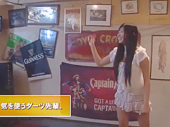 Hameshio Darts Bar: Japanese Threesome With Slim Asi