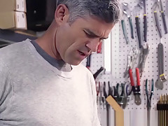 Handsome Step daddy barebacking forbidden young ass