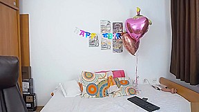 Happy Birthday to me  Lets have fun #new #longlegs #bigtits #squirt #lovense #domi