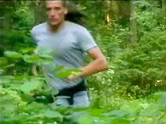 Hard rough sex in the forest