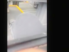 Hardcore blowjob on the public transport
