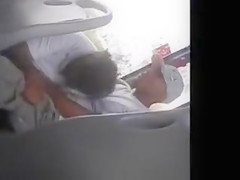 Hardcore blowjob on the public transport