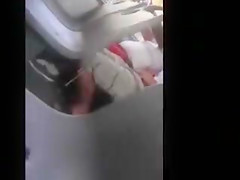 Hardcore blowjob on the public transport